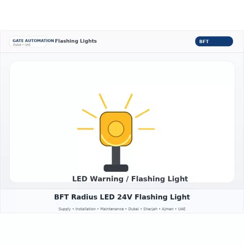 BFT Radius LED 24V Flashing Light BFT Radius LED 24V Flashing Light