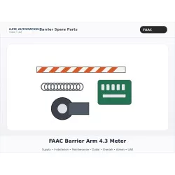 FAAC Barrier Arm 4.3 Meter
