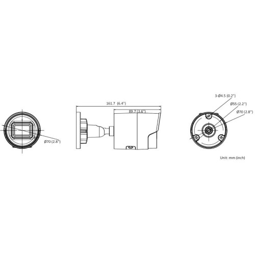 Hikvision DS-2CD2043G2-IU 4MP AcuSense Fixed Bullet Network Camera