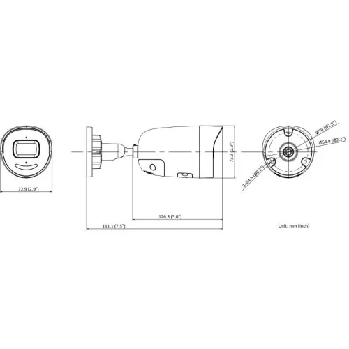 Hikvision DS-2CD2046G2-IU/SL 4MP AcuSense Active Deterrence Bullet Camera