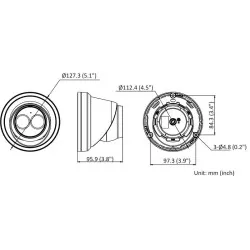Hikvision DS-2CD2343G2-IU 4MP AcuSense Fixed Turret Network Camera Hikvision DS-2CD2343G2-IU 4MP AcuSense Fixed Turret Network Camera