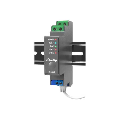 Shelly Pro 2 DIN-Rail Dual Smart Relay