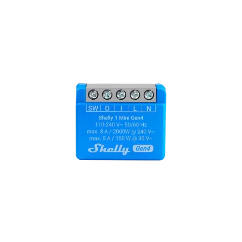 Shelly 1 Mini Gen4 Smart Switch / Relay Shelly 1 Mini Gen4 Smart Switch / Relay