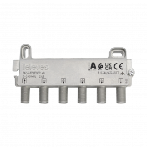 Televes 519344 F 4-Way Tap 20 dB